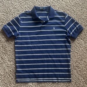 Ralph Lauren Blue Polo with White Accents